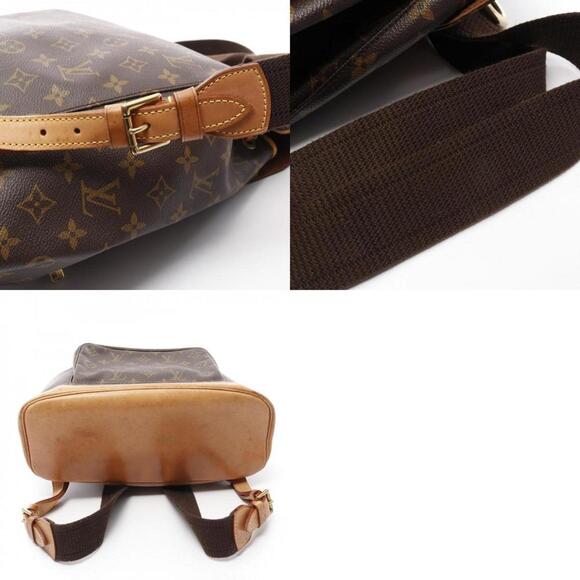 LOUIS VUITTON Brown Monogram Leather Backpack - Picture 11 of 11